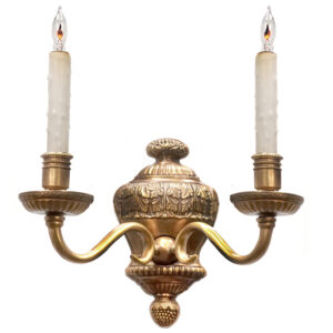 Collection of Classic Bronze Double Candle Sconces