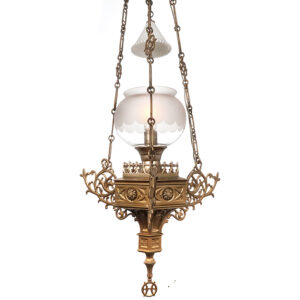 Rare and Ornate 1800s Sanctuary Lantern