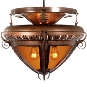Important Collection of Copper Arts and Crafts Lamps