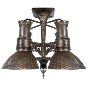 Four Light Railroad Center Chandelier