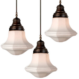 Classic Octagon Closed Bell Pendents