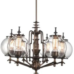 Metropolis Style Art Deco Chandelier