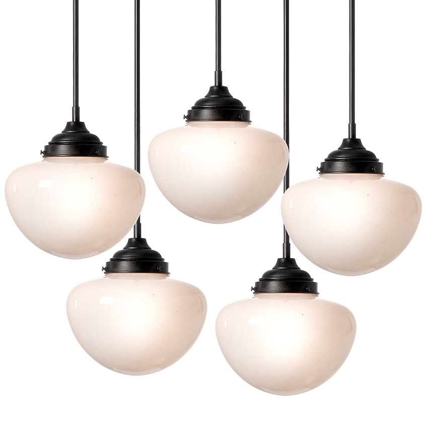 Collection of Small Domed School House Pendents