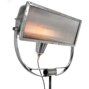 Large Rectangular Polished Aluminum Spot light
