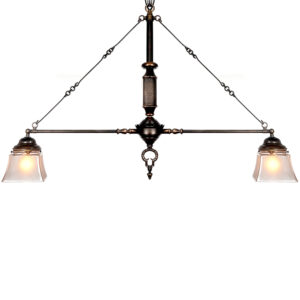 Interesting Eastlake Double Gas Chandelier