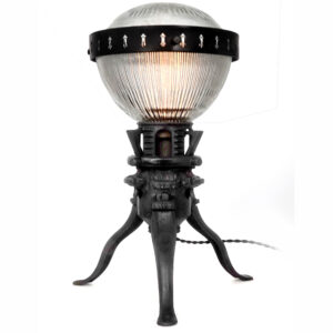 Industrial Prismatic Tripod Desk Lamp