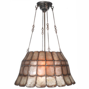 Early Leaded Sea Shell Chandelier
