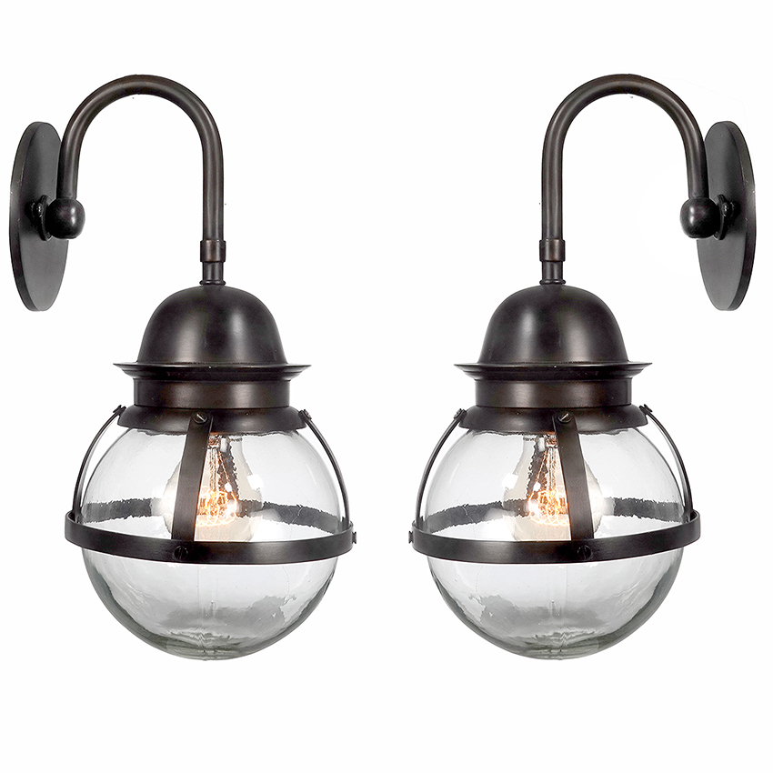 Framed Globe Sconce